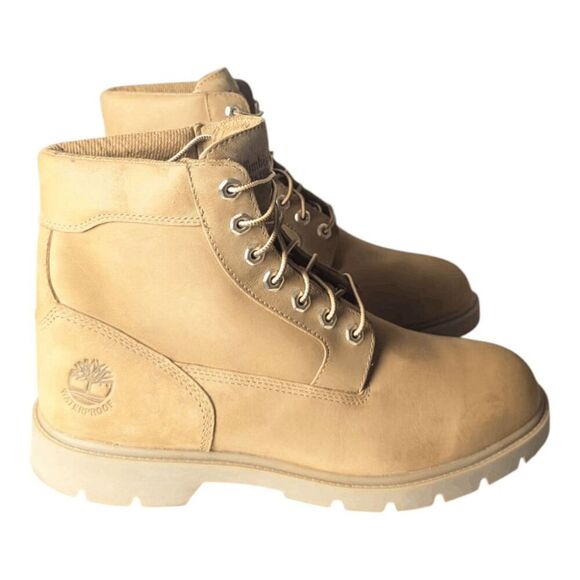 NWOB TIMBERLAND Basic 6 Inch Waterproof Boot "Wheat Nubuck' Size 10.5 - Picture 3 of 9